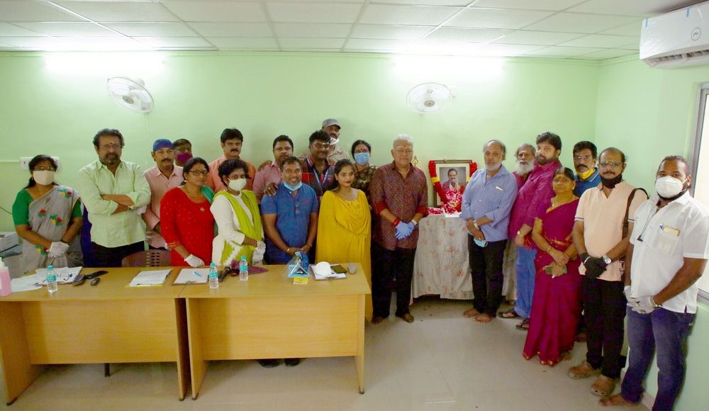 Shri.S.P.BALASUBRAMANIAM in dubbing union (3)